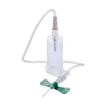 compare product 23 G x .75 in. BD Vacutainer® Push Button Blood Collection Set with 12 in. tubing and luer adapter is clinically demonstrated to reduce needlestick injuries.