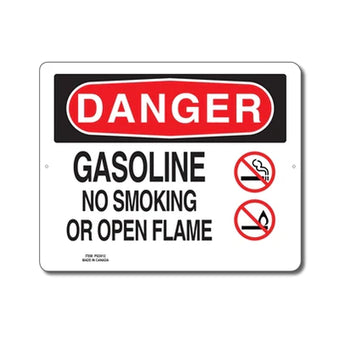 compare product GASOLINE NO SMOKING OR OPEN FLAME - DANGER SIGN