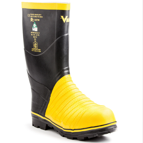 Viking Miner 49er Metatarsal Steel Toe Rubber Work Boot VW49