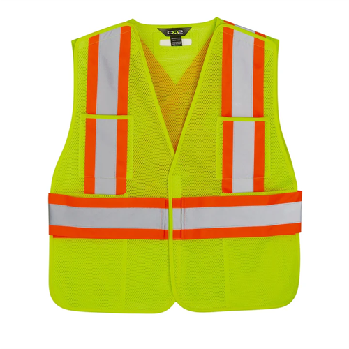 Patrol - Mesh Hi-Vis 5 Point Tear Away Vest - One Size
