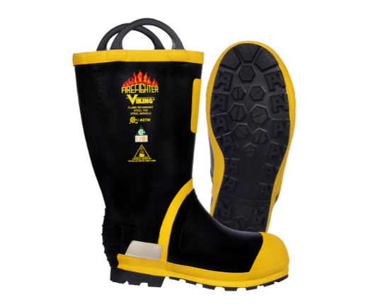 Viking Firefighter Felt Lined Rubber Boots