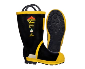compare product Viking Firefighter Felt Lined Rubber Boots