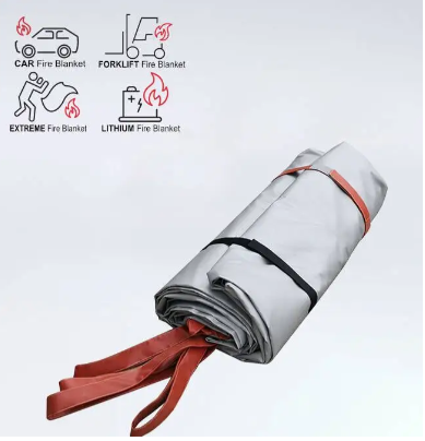 Car Fire Blanket with Storage Bag