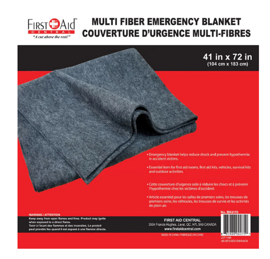 Multi Fibre Emergency Blanket (41"x 72")
