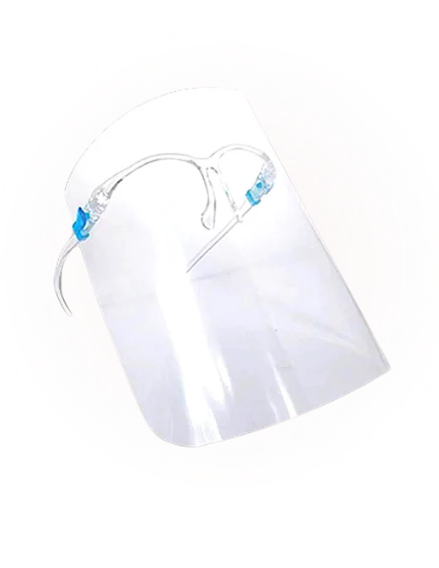 Face Shields with Goggles 10/Pack