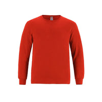 Breeze - Youth RING SPUN Combed Cotton Long Sleeve Crewneck T-Shirt